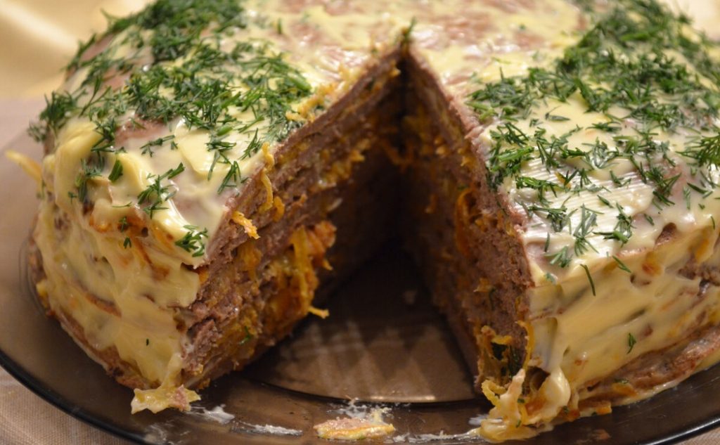 Такой «Печеночный торт», вы такой еще не ели! Самый вкусный рецепт