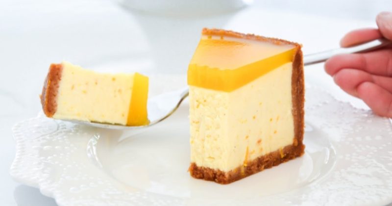 Чизкейк вкуснее, чем в кофейне. Чизкейк имбирный пряник с апельсиновым желе