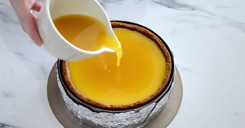 Чизкейк вкуснее, чем в кофейне. Чизкейк имбирный пряник с апельсиновым желе