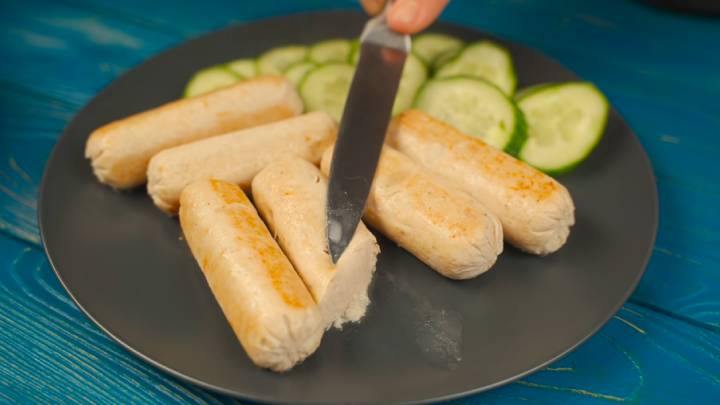 Сосиски по-новому с ярким вкусом! Как из магазина, только натурально