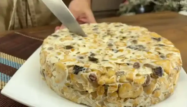 Оригинальный торт для праздничного стола. Мука и духовка не нужны!