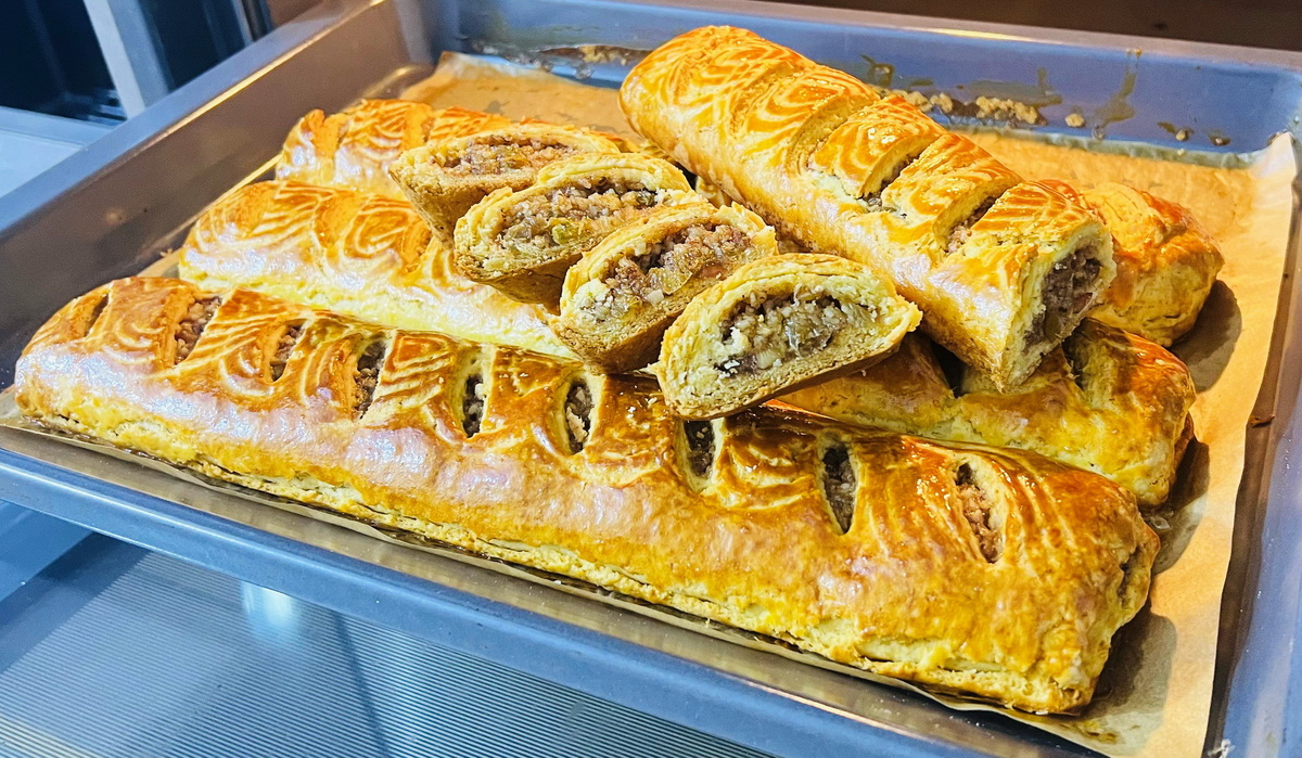 Тающий во рту Необычный Пирог с сочной ореховой начинкой Песочный рулет